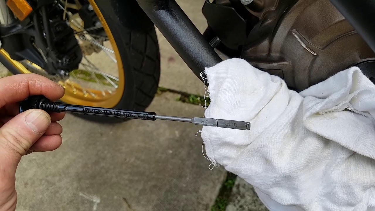 Africa twin oil check 2