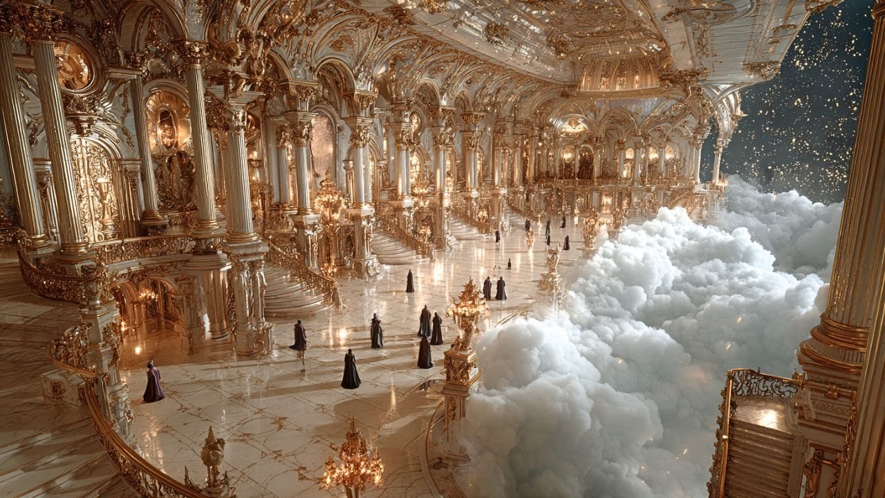 Golden Palace in Heaven | Step into a Spectacular Fairytale World