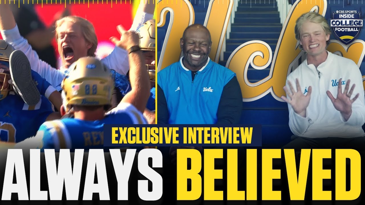UCLA's Jerry Neuheisel, Tim Skipper Talk Upset vs Penn State, Viral Moment | Inside College Football