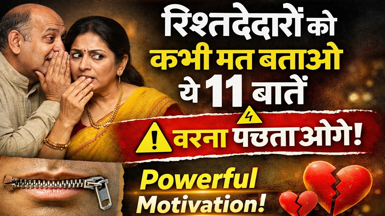 रिश्तेदारों को कभी मत बताओ ये 11 बातें💯😯#motivation #inspiration #buddha #viral #youtubevideo #peace