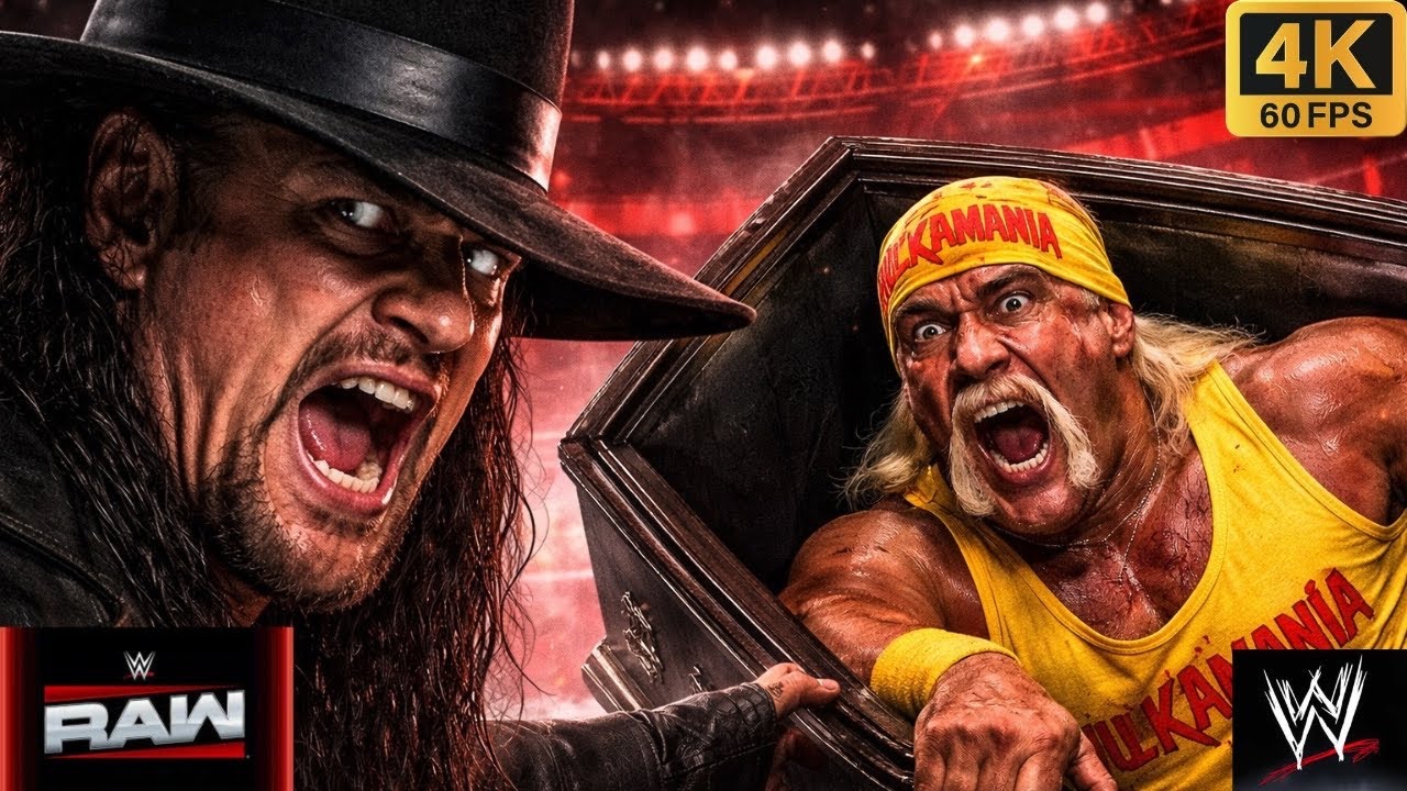 Full Match - Hulk Hogan Vs Undertaker Casket Match #wwe #wwe2k25 #gaming #shorts #game #wwe2k24 #raw