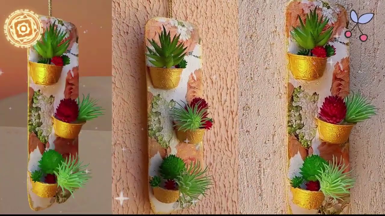 How to make wall vases 🌸💕 