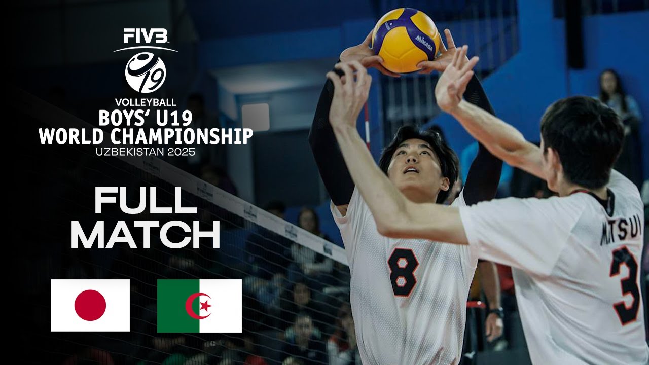 Japan vs. Algeria - Pool B | Boys' U19 World Champs 2025 - Full Match