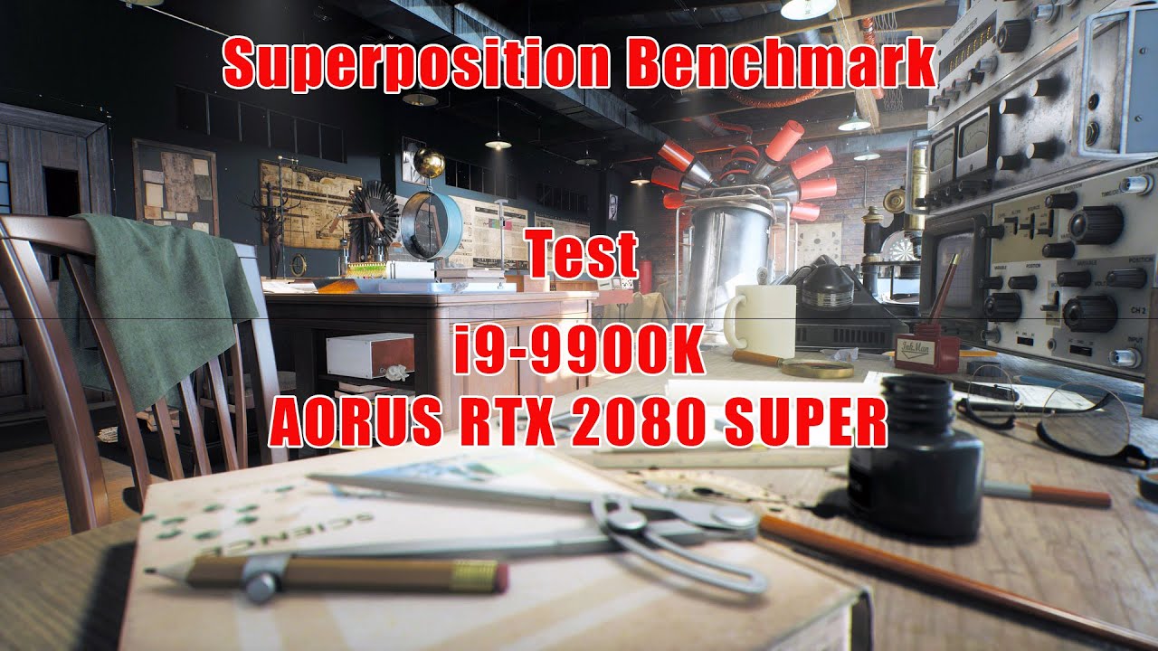 Unigine Superposition Benchmark i9-9900K, AORUS RTX 2080 SUPER