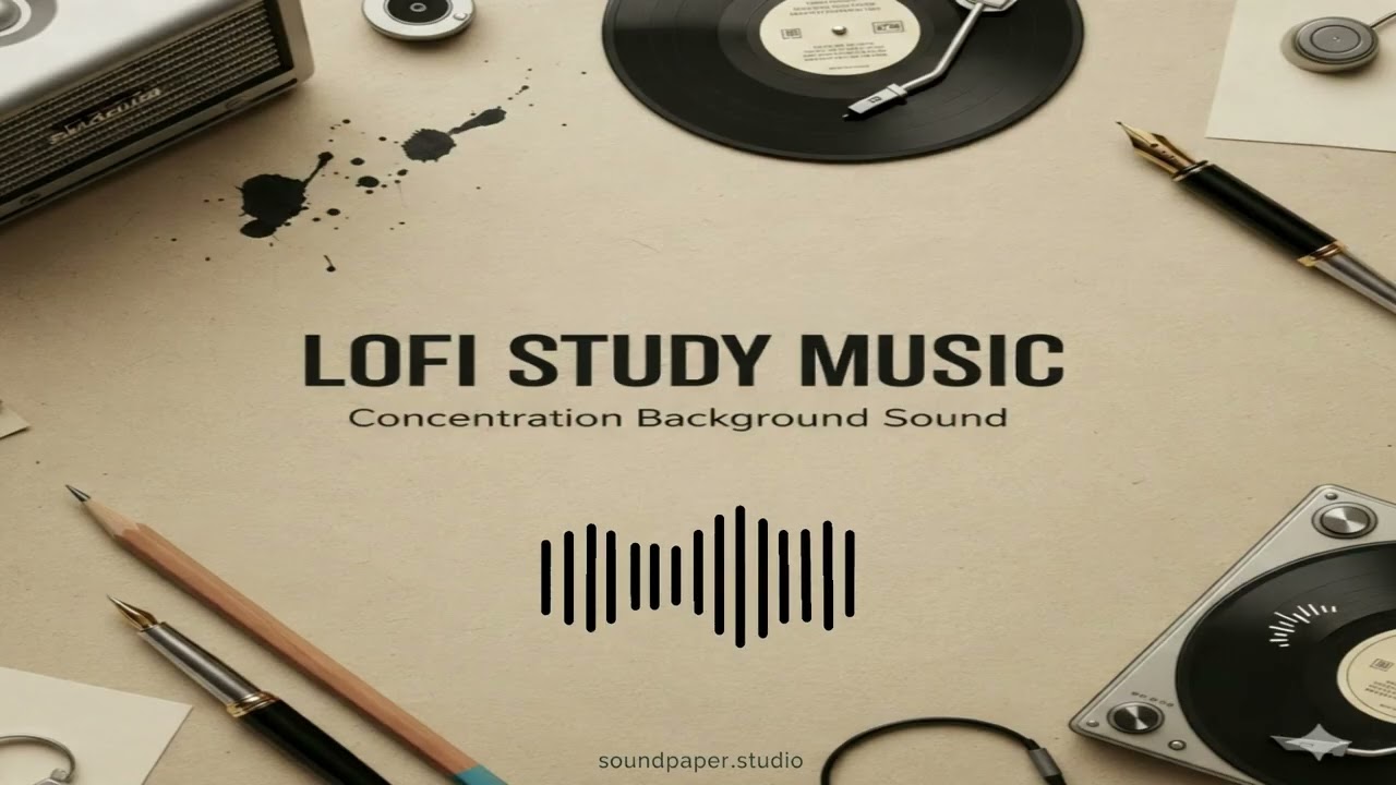 🎧 30 min Calm Lofi Study Beats: Relaxing Background Music | 집중을 위한 잔잔한 로파이 공부 음악 (soundpaper.studio)