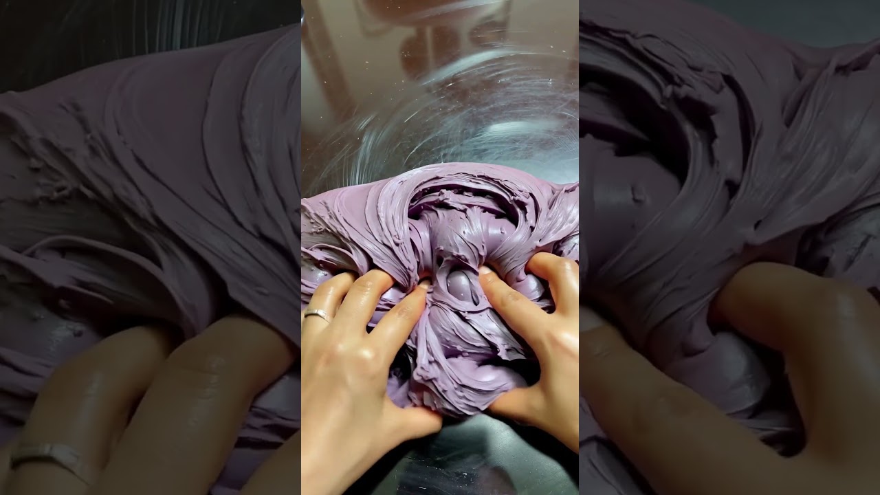 ASMR: Kneading Purple Dough | Soothing Sounds for Your Ears & Eyes 💜