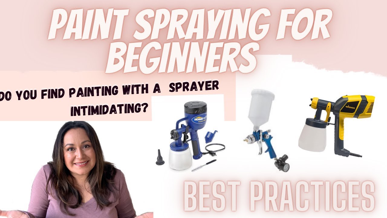Paint Spraying for Beginners |Furniture Makeover