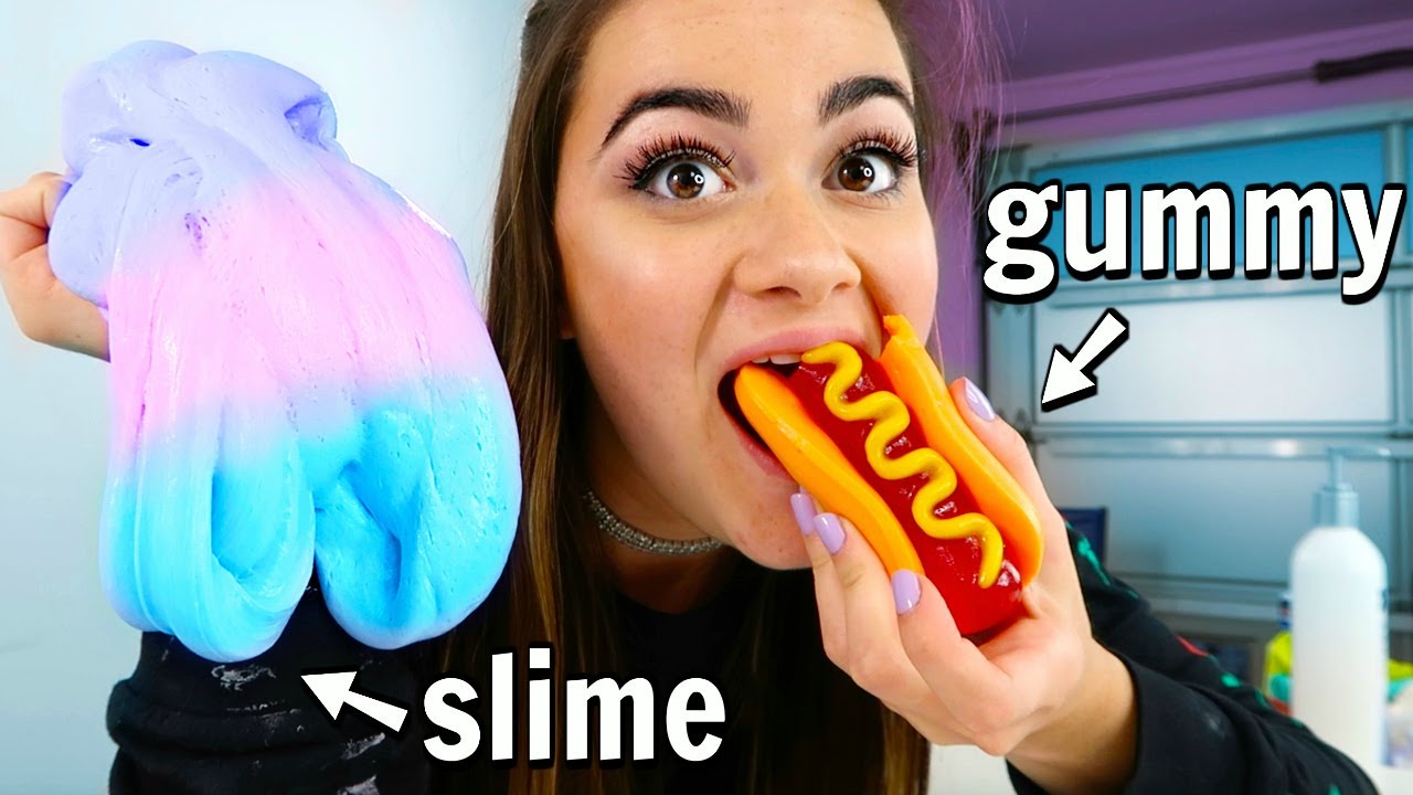 PLAYING WITH SLIME AND GUMMY CANDY!! Crazy Fidget Spinner Slime | Cloe Feldman