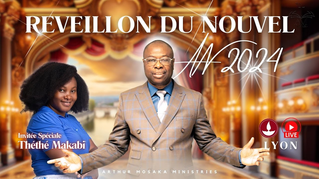 🌟🎉 Réveillon Du Nouvel An : Pasteur Arthur Mosaka & Théthé Makabi en Concert! 🎶✨ #2024 🙌
