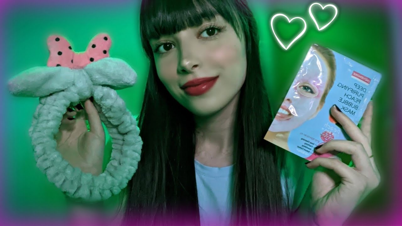 💞🧼TU NOVIA te hace TU SKINCARE🧼💞 |Atención personal|~Solcito ASMR~