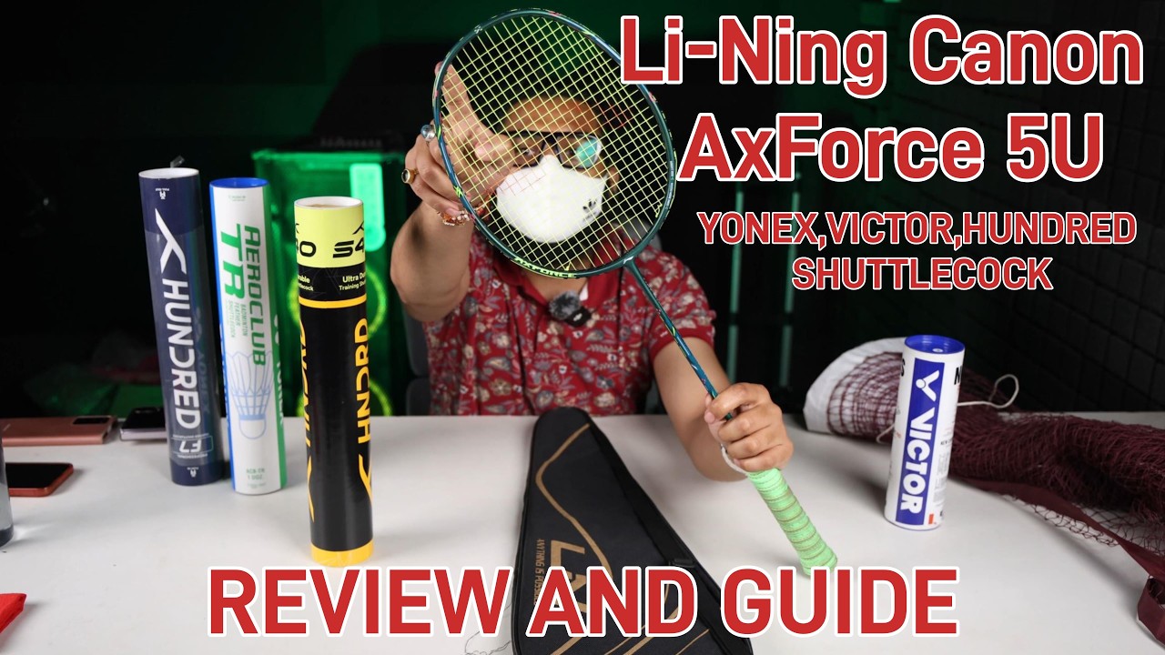Li-Ning BADMINTON RACKET AND YONEX,HUNDRED,VICTOR SHUTTLECOCK REVIEW AND GUIDE