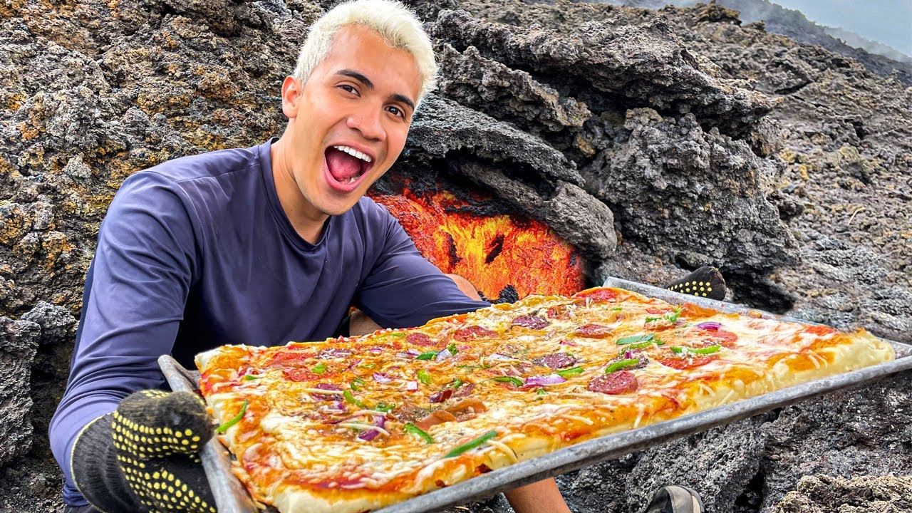 Encontré la ÚNICA PIZZA VOLCÁNICA del MUNDO