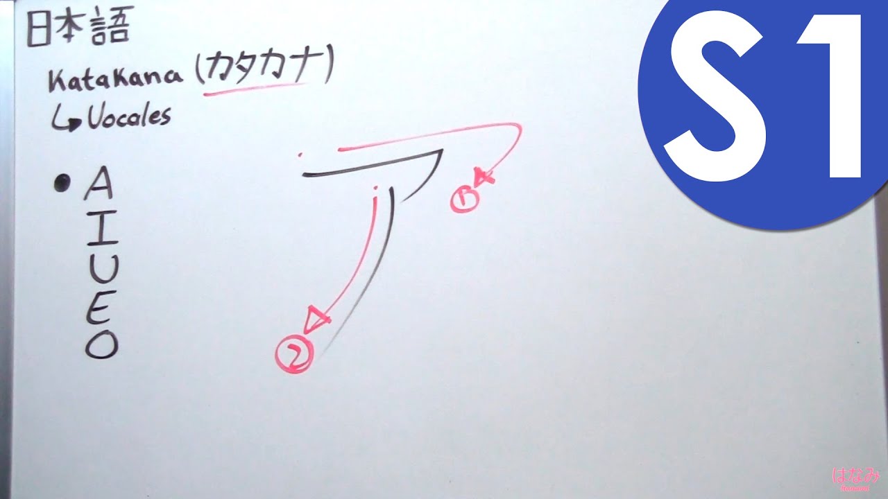 Curso de Japonés - Katakana | Sesión 1 Vocales