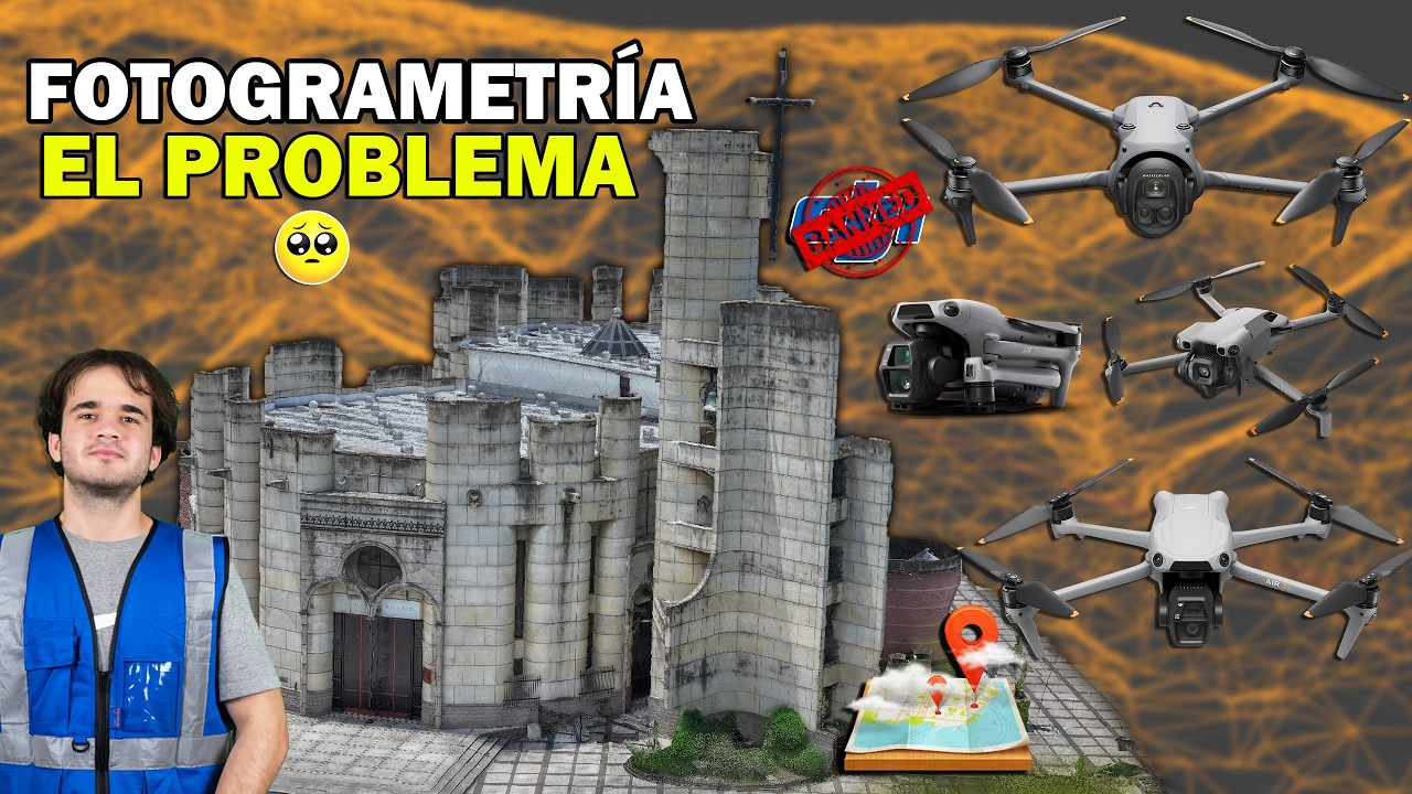 El problema de la FOTOGRAMETRÍA con Drones - El fin de una era
