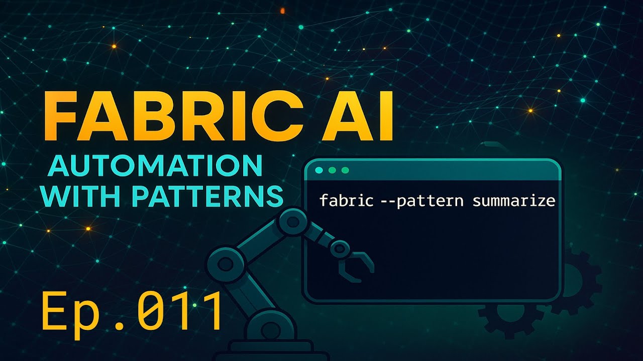 Fabric AI CLI Tutorial: Boost Productivity with AI Patterns (Setup & Use Cases) - Ep011