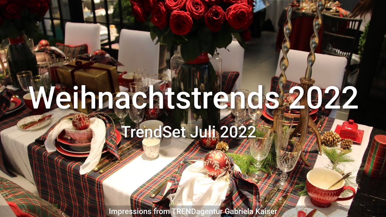 Weihnachtstrends 2022 - Impressionen von der Fachmesse TrendSet Juli 2022