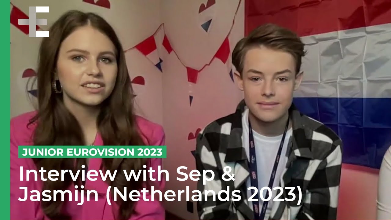 Sep & Jasmijn (Netherlands JESC 2023): Interview about their expectations for Junior Eurovision 2023