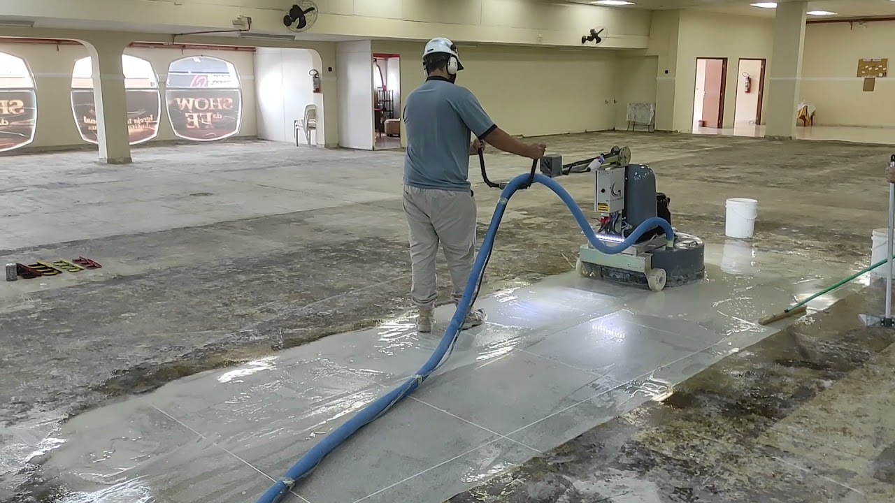 Piso Granilite Restauração Grupo Start Lapidação de Pisos Indústriais