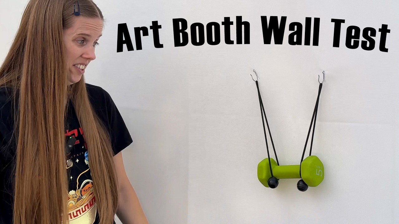 Cheap Art Booth Walls - Weight Test!! (Shocked)