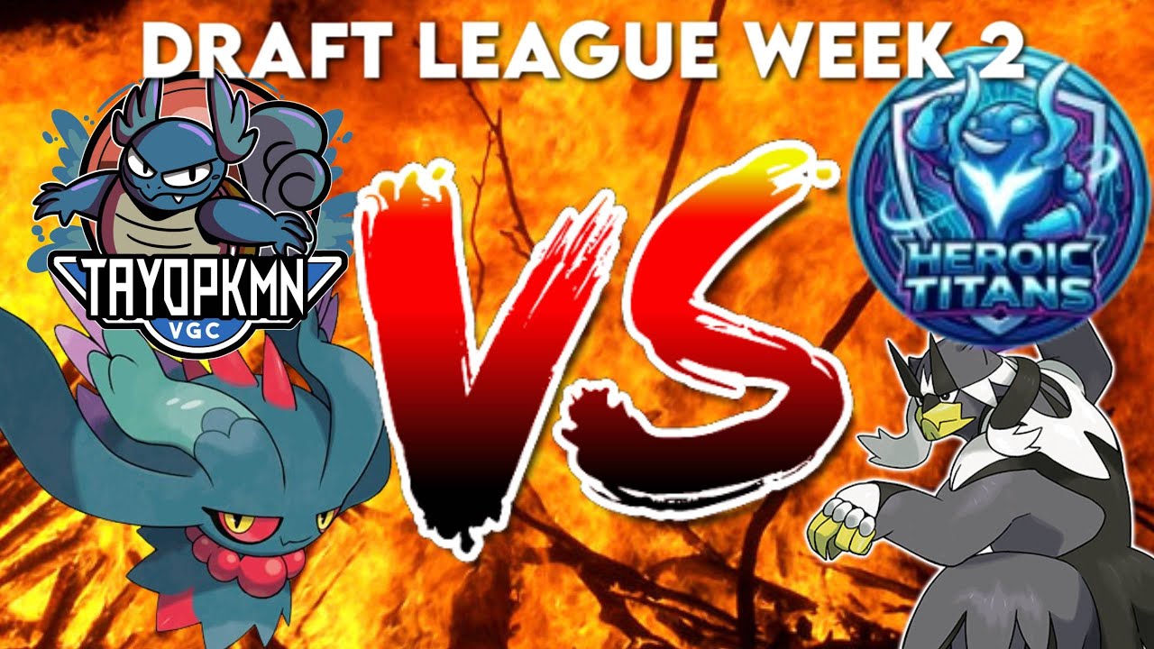 DRAFT LEAGUE WEEK 2: REG F - TAYOPKMN VS HEROIC TITAN 