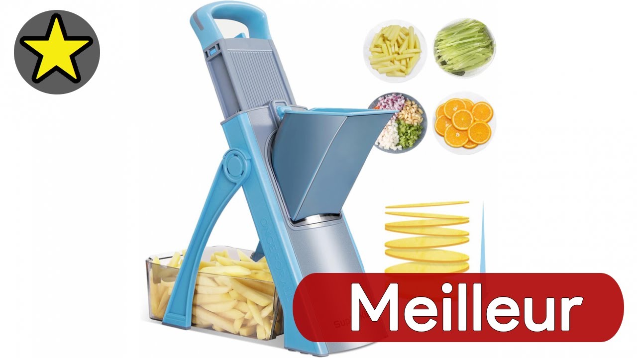 🏆 TOP 3 MEILLEUR MANDOLINE DE CUISINE 2025 🧑‍🍳