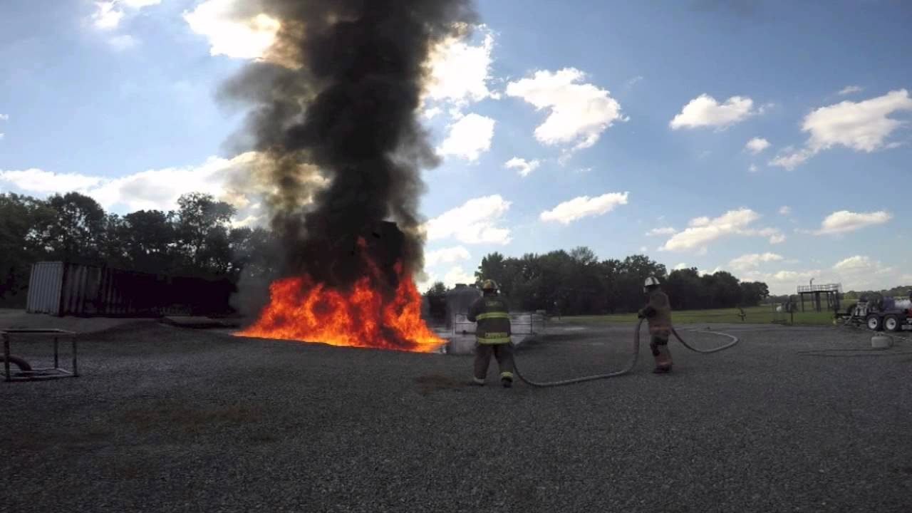 Twin Agent Fire Fighting Unit  - Official Testing at LSU FETI