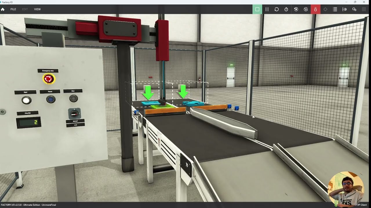 FactoryIO  - Pick And Place