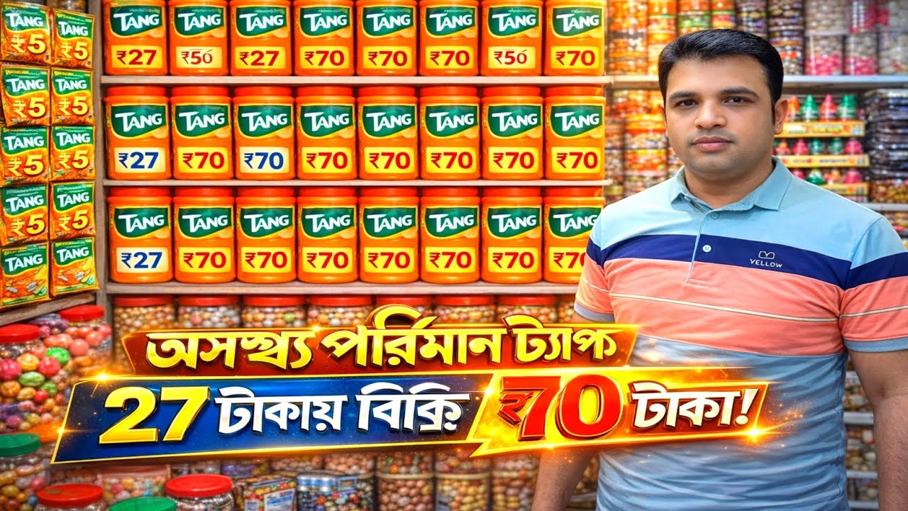 মুদি পণ্য ও চকলেট পাইকারি নিয়ে ব্যবসা করুন || Food wholesale bussiness || chocolate wholesale market