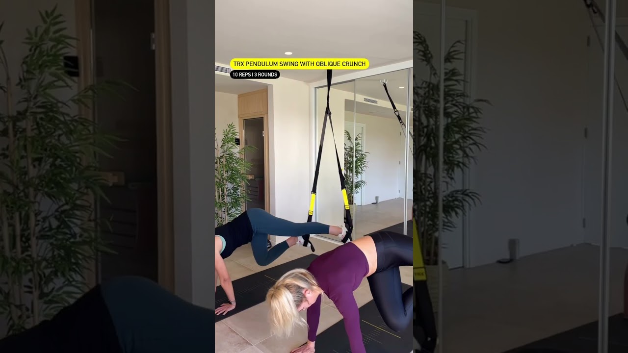Short on time? Try this 10-minute TRX workout! #trx #10minworkout #quickworkout