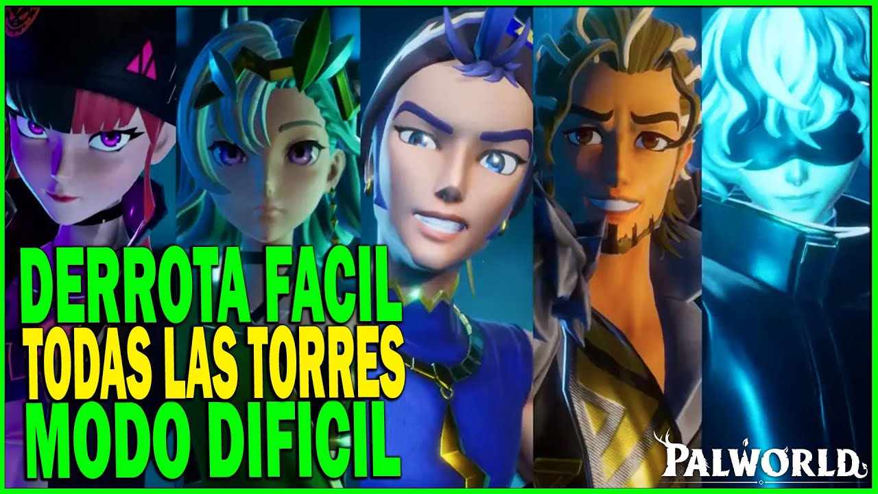 👊TODOS los JEFES de TORRE en MODO DIFÍCIL en PALWORLD