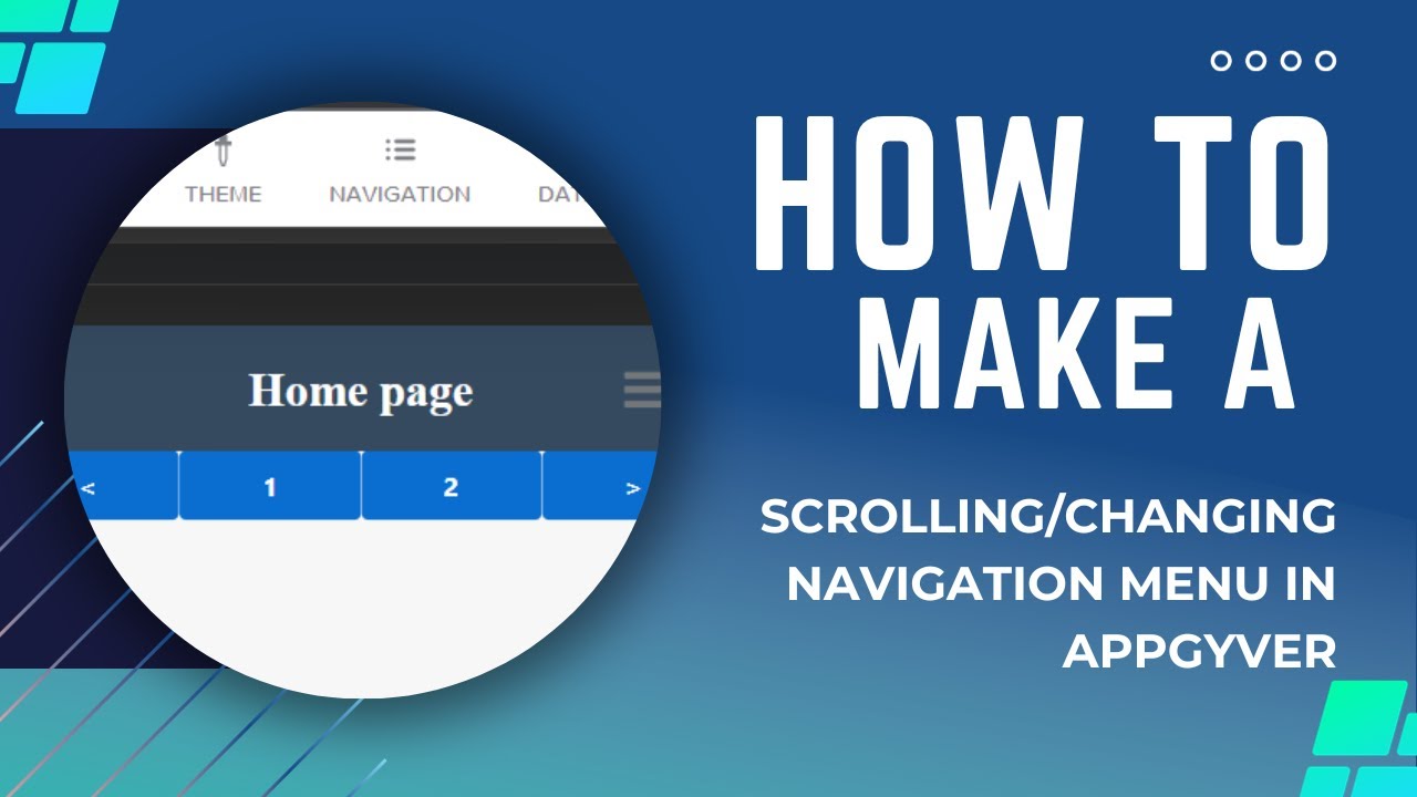 Make An App With Sliding Navigation For Free With Appgyver