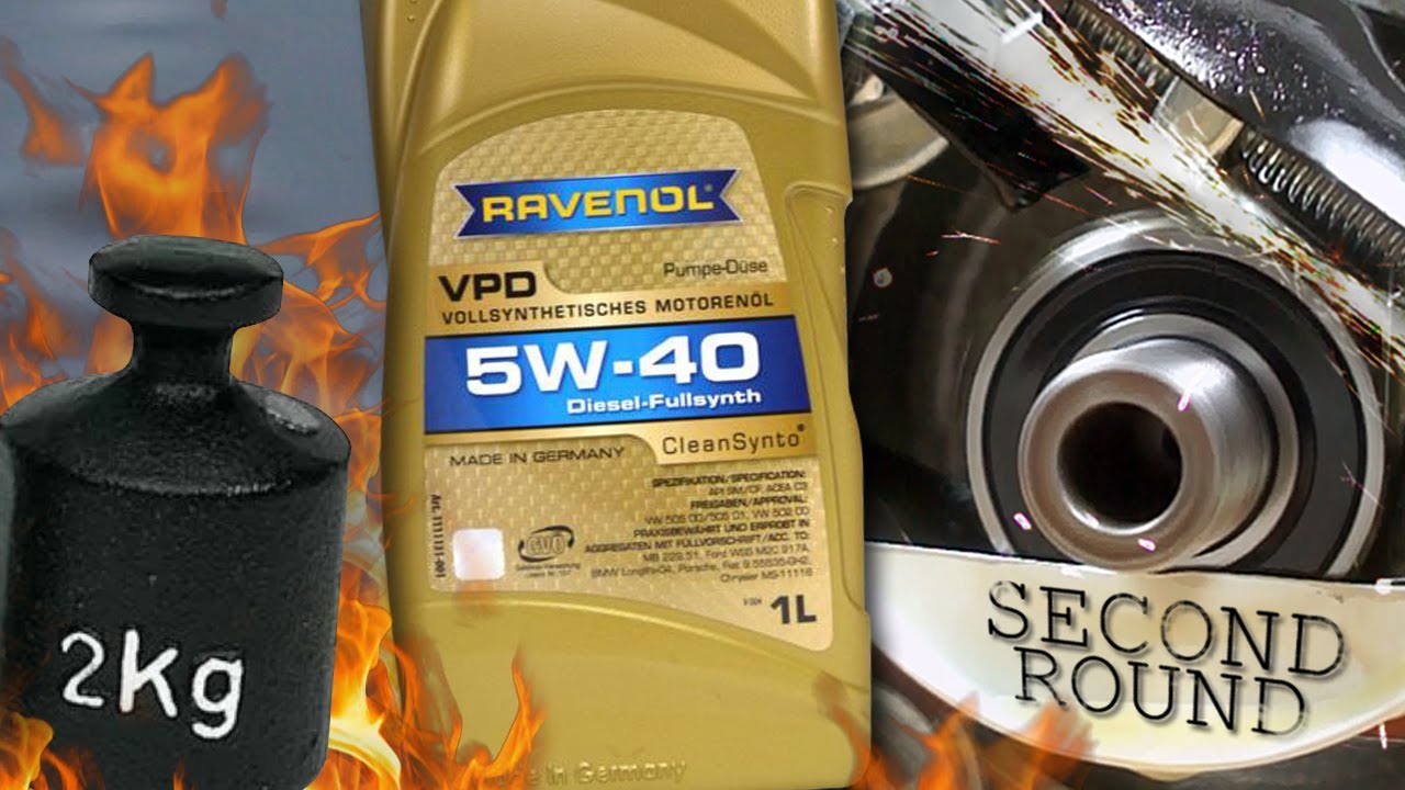 Ravenol VPD 5W40 Насколько эффективно масло защищает двигатель? 2 кг