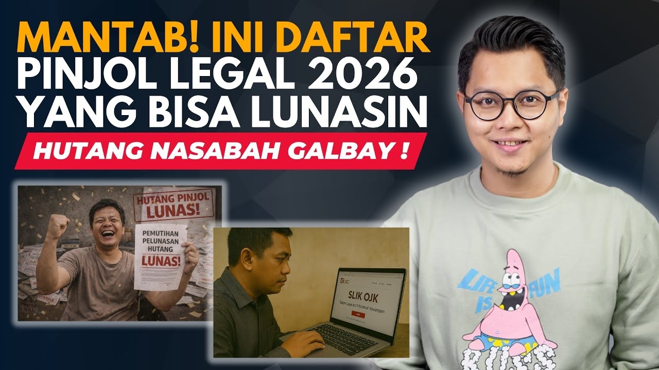MANTAB, INI DAFTAR PINJOL LEGAL 2026 YANG BISA LUNASIN HUTANG NASABAH GALBAY !