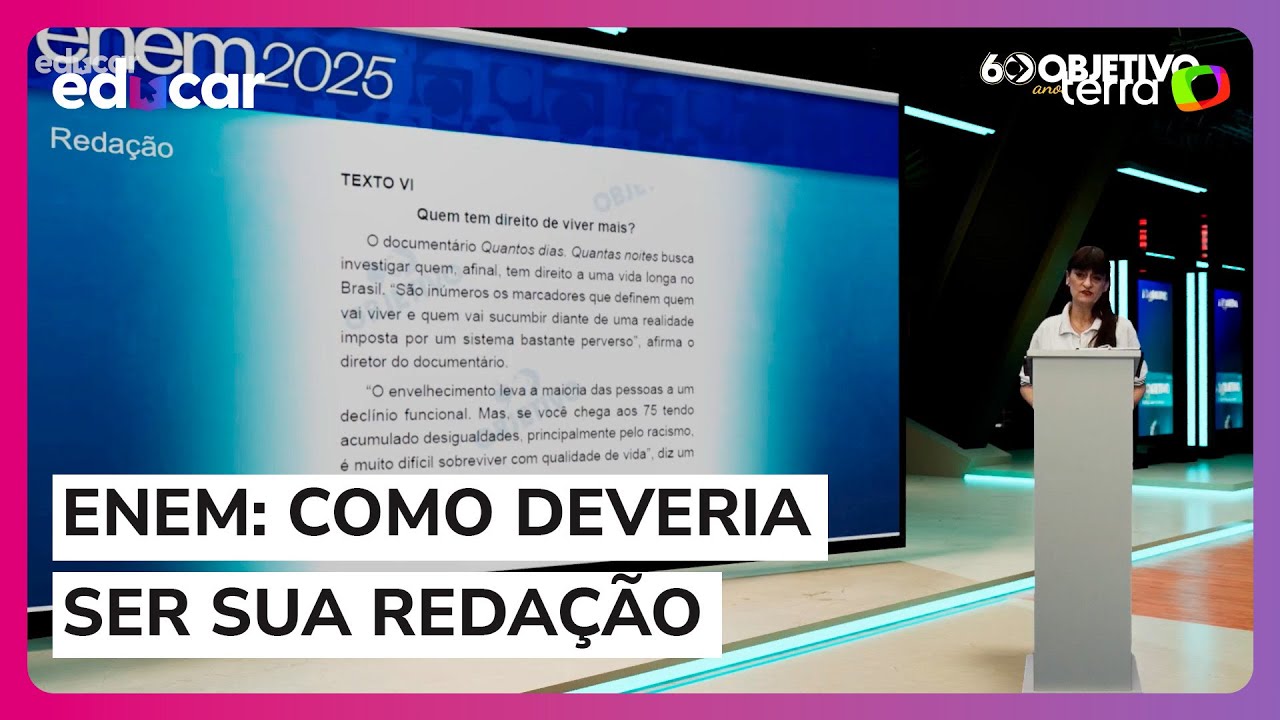 Enem 2025: Redação abordou o envelhecimento; veja se seu texto foi pelo caminho certo