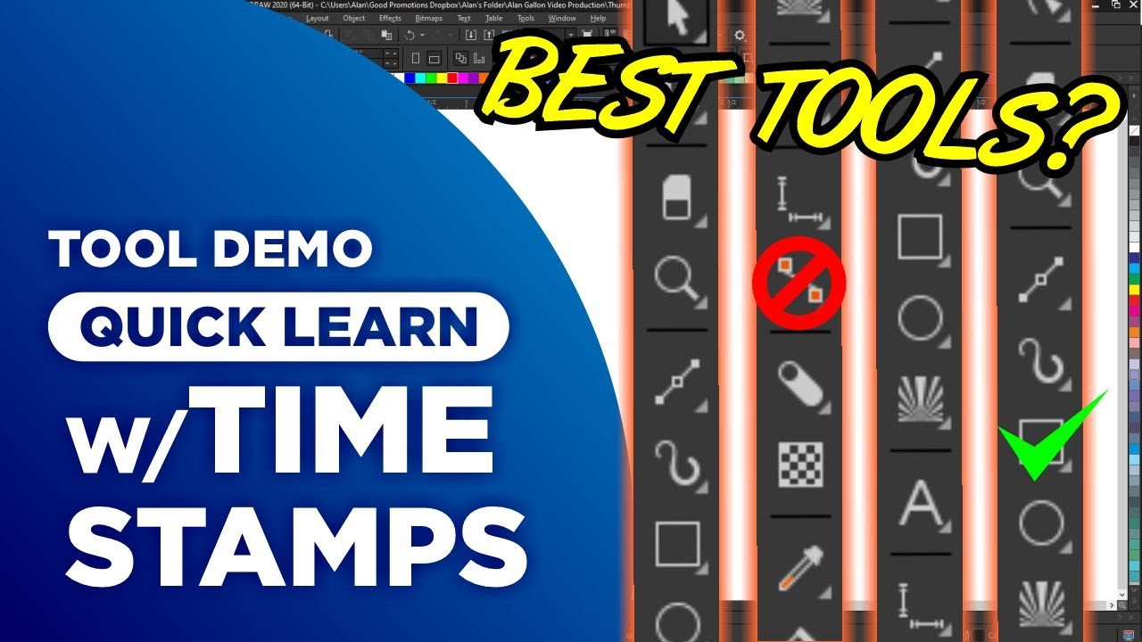 BEST TOOLS for CorelDraw // Detailed Tutorial For Beginners