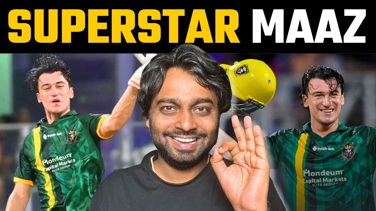 Maaz Sadaqat Creates HISTORY! 114 Runs in CPL Final | Sufiyan Muqeem 4 Wickets 