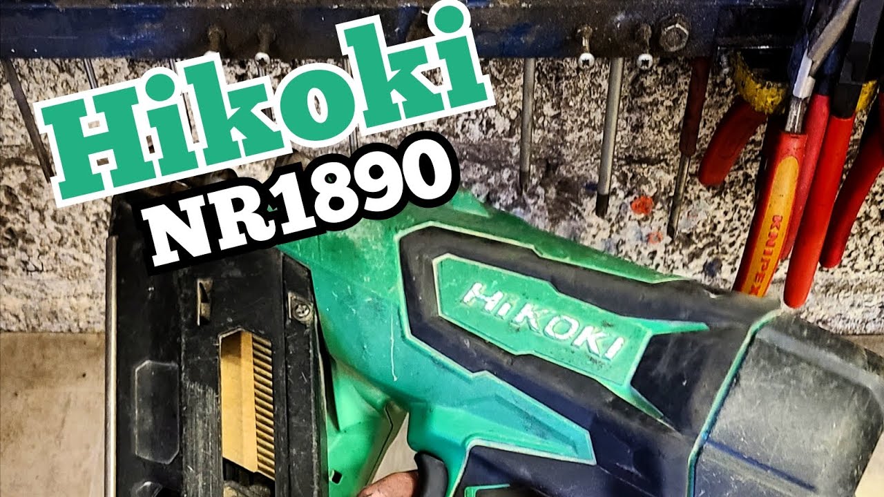 Repairing a Hikoki NR1890DC nail gun that won't sink nails and makes a bad sound when firing.