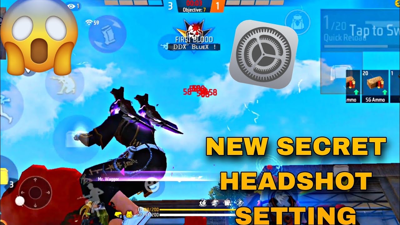 NEW SECRET HEADSHOT SETTING ⚙️ REALME 7 FREE FIRE GAMEPLAY 🔥 | NEW SECRET HEADSHOT SETTING 2022