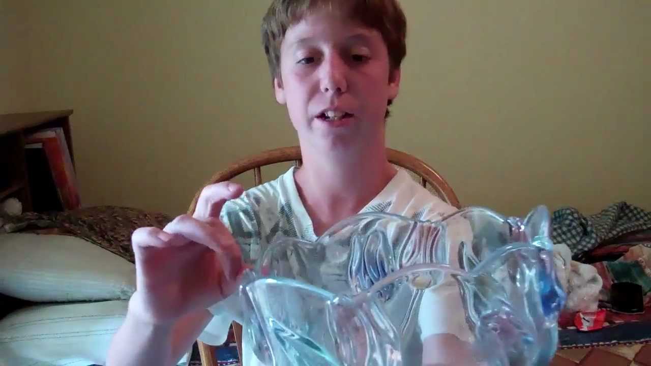 Garage Saling; How to tell if somethings crystal or glass