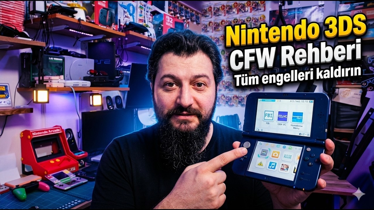 Nintendo 3DS CFW Rehberi !! #nintendo #nintendo3ds #nintendo3dscfw #pokemon