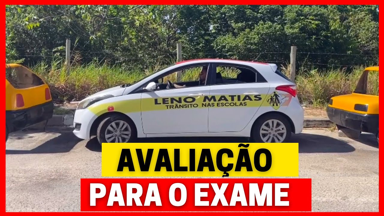 BALIZA, RUA E MEIA EMBREAGEM EM UM PR&Eacute; EXAME DO DETRAN.