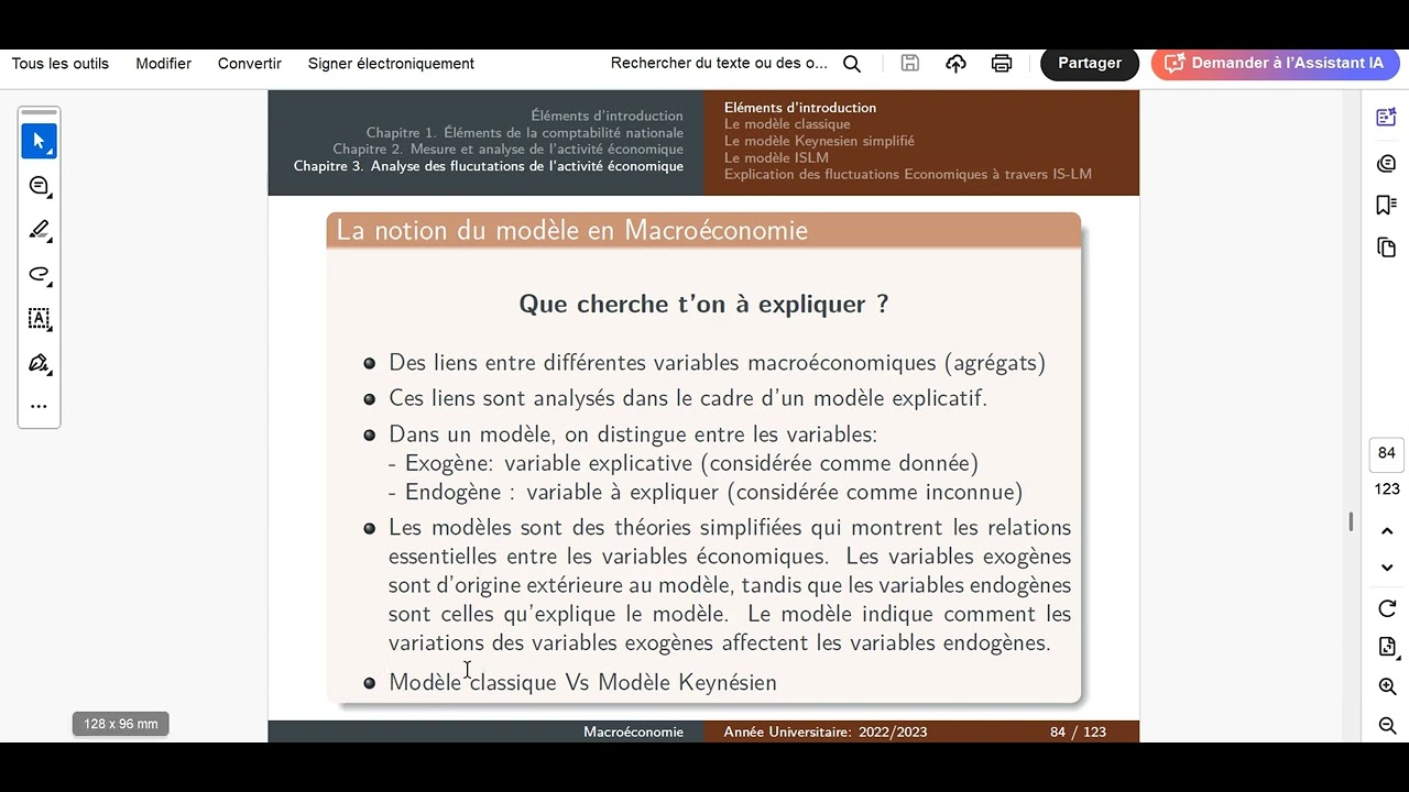 Macroéconomie FEG-SETTAT partie 10