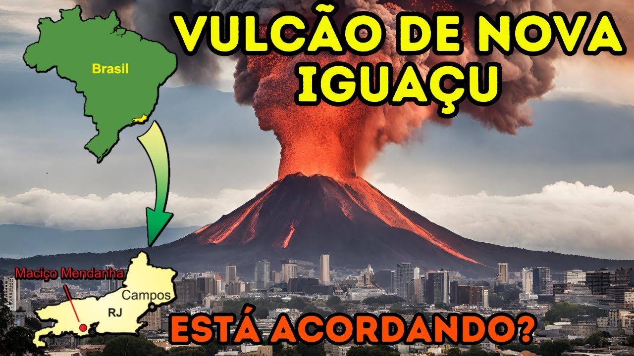O VULCÃO de NOVA IGUAÇU no Rio de Janeiro vai entrar em erupção? Moradores escutam explosões!