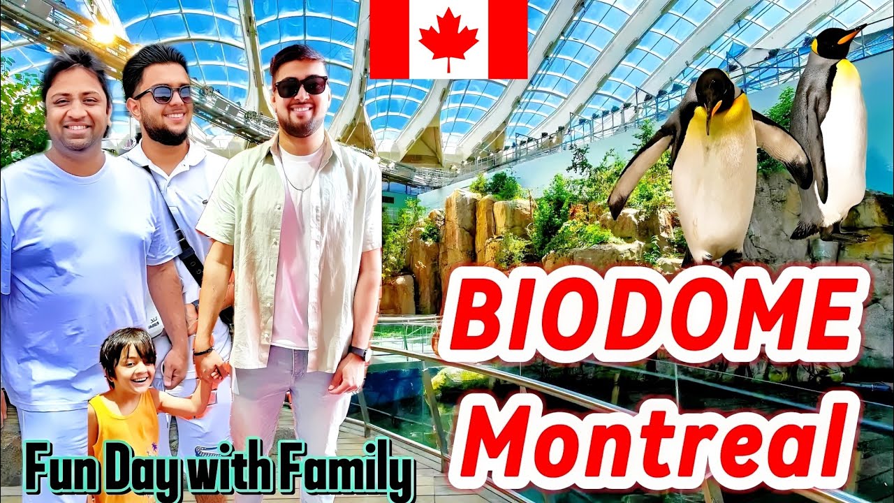 Family k sath Montreal's Biodome Dakha | Itny Ziada Penguins 🐧 | 4k | #desivloggerofcanada