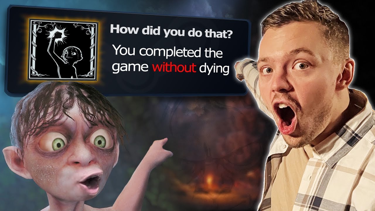 I beat Gollum without dying for some reason