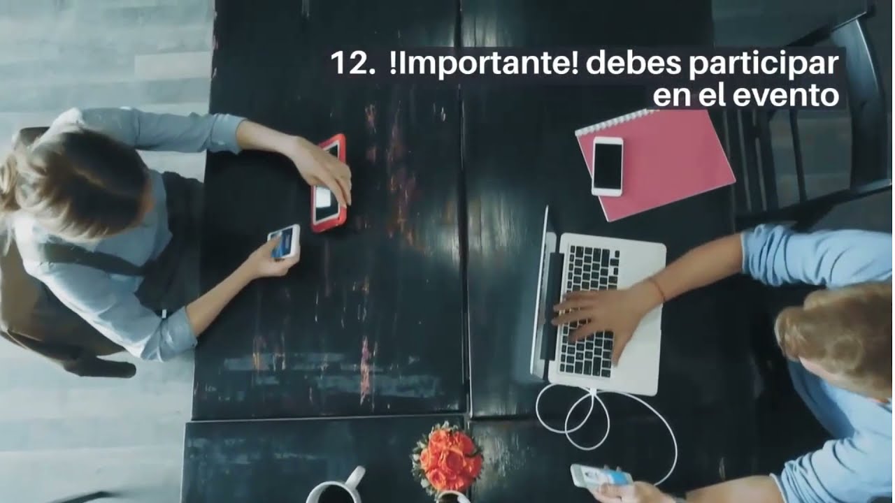 Pasos para organizar un evento social