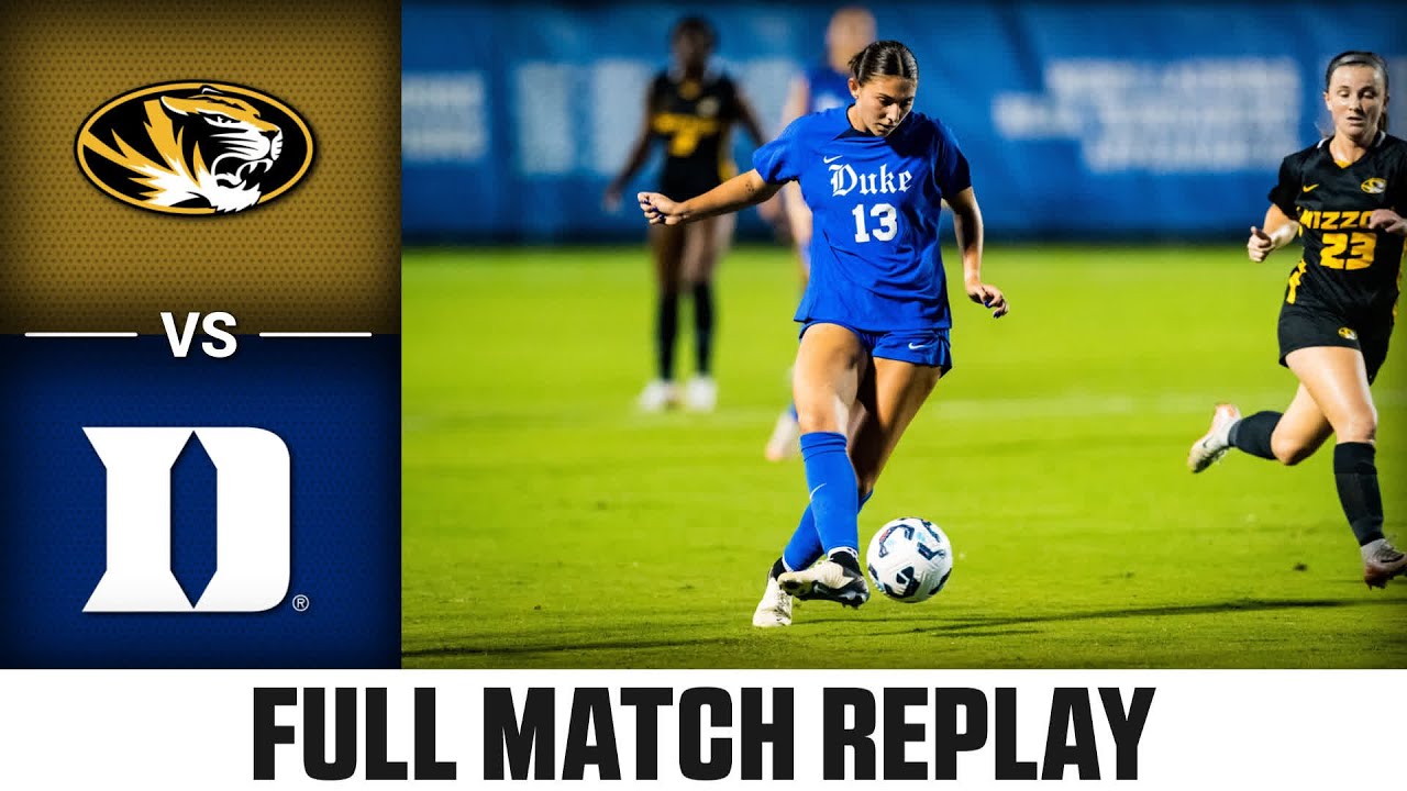 Missouri vs. Duke Full Match Replay | 2024 ACC Women's Soccer