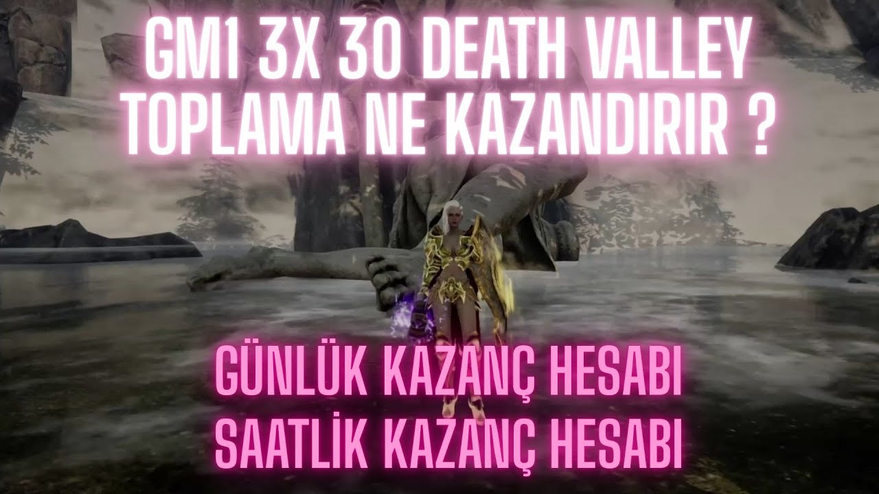 Death Valley 3x 30 Toplama Grandmaster1 | Saatlik ve Günlük Ne Kadar Kazandırır ?| #riseonlineworld