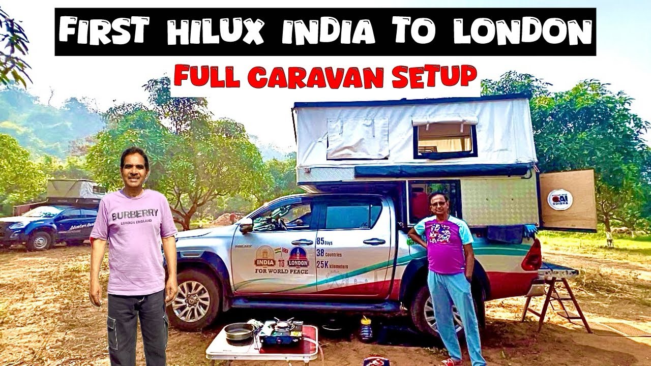 Hilux mei Caravan ka full Set Up Review ,Odisha Trip, Vlog- 231,EP-08
