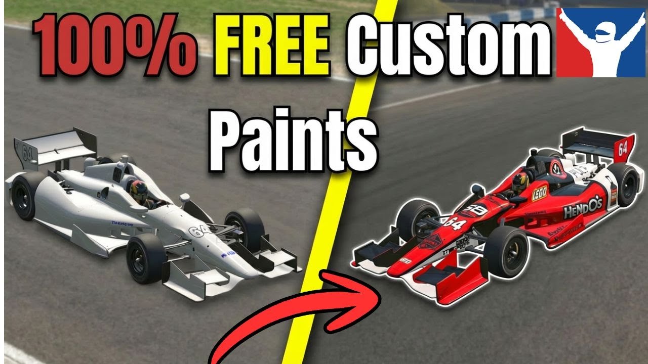 How to Make Custom iRacing Liveries for FREE (GIMP & Canva Tutorial)